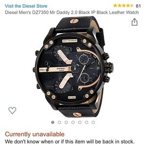 Diesel Men's Mr. Daddy 2.0 Multifunction Black